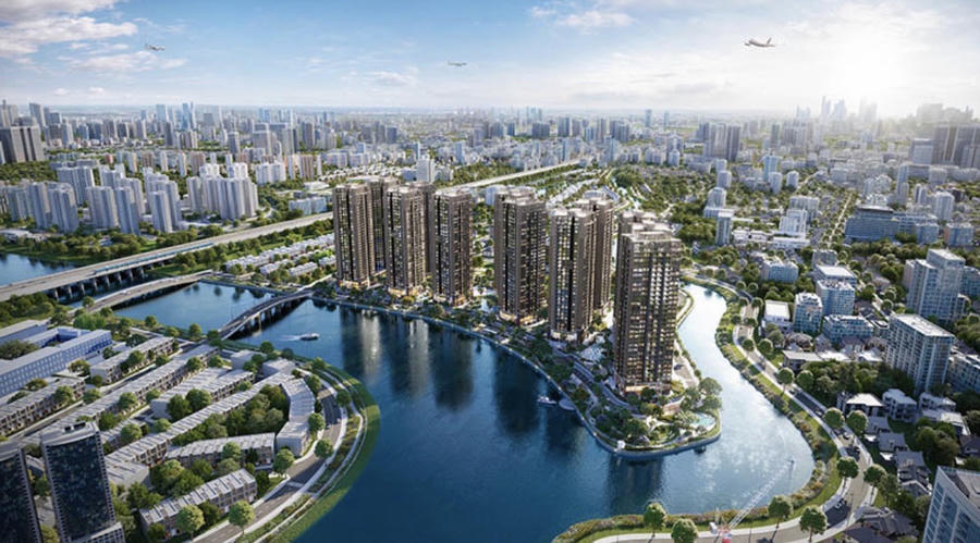 Giá căn hộ bình quân tại Hà Nội đã tăng 97% so với quý I/2019 và neo cao tại TP.HCM, Đà Nẵng. Ảnh InT