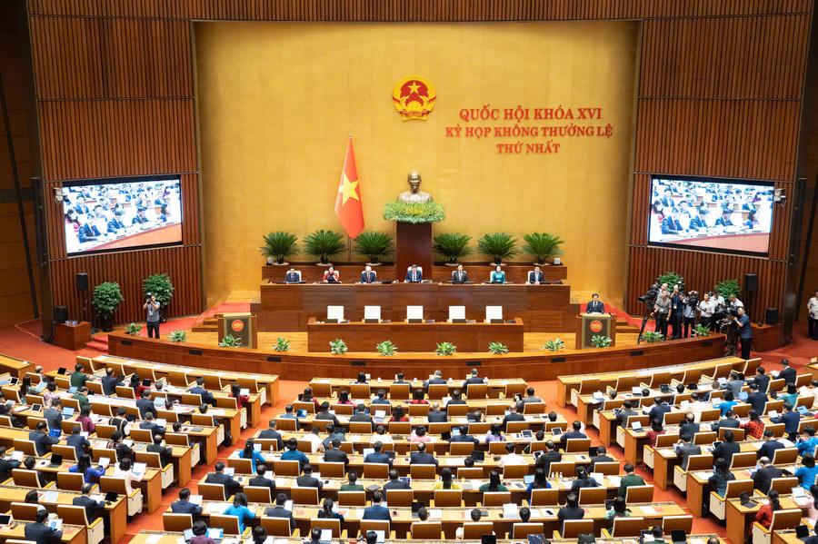 Quảng cảnh kỳ họp. Ảnh: quochoi.vn