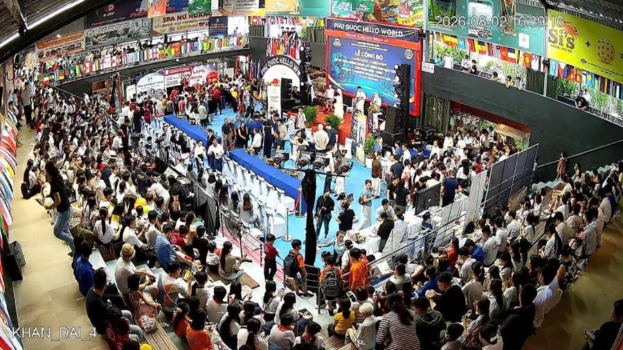 Quang cảnh buổi lễ.