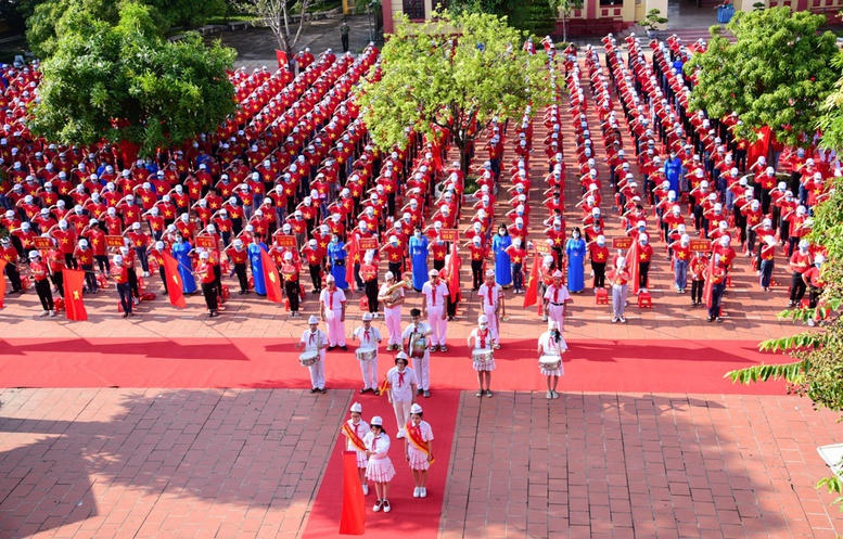 Chính phủ yêu cầu bảo đảm ngày khai giảng thực sự là ngày hội của học sinh và giáo viên
. (Ảnh minh họa)