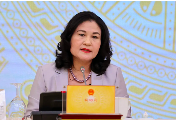 Thứ trưởng Bộ Nội vụ Nguyễn Thị Hà (Ảnh: Nhật Bắc/VGP)
Thứ trưởng Bộ Nội vụ Nguyễn Thị Hà (Ảnh: Nhật Bắc/VGP)