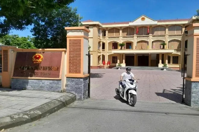 Trụ sở UBND xã Thiệu Toán - Ảnh CTV.