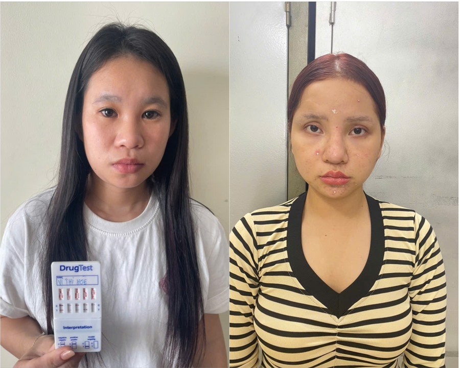 2 đối tượng Vũ Thị Thanh và Vi Thị Hòe. (Ảnh: Công an Quảng Ninh). 2 đối tượng Vũ Thị Thanh và Vi Thị Hòe. (Ảnh: Công an Quảng Ninh).