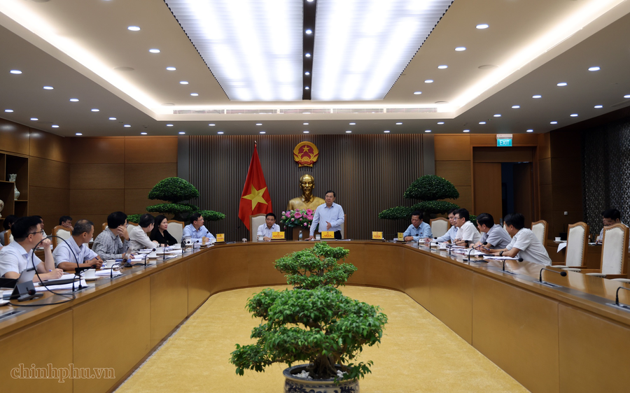 Toàn cảnh buổi làm việc. Ảnh: VGP