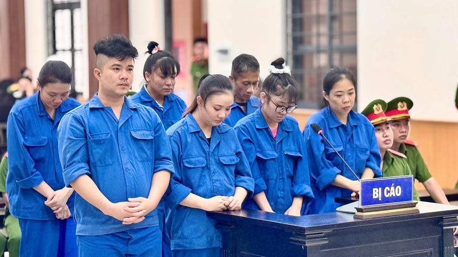 Bị cáo tại phiên toà