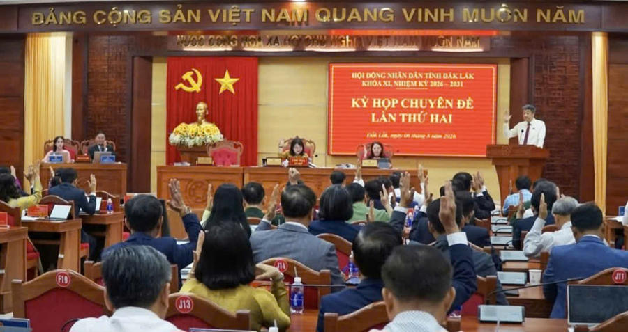 HĐND tỉnh Đắk Lắk thông qua chính sách hỗ trợ học sinh vùng biên giới. Ảnh: VL