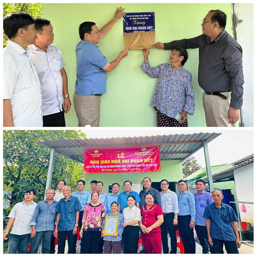 DTE trao nhà Đại đoàn kết cho người dân.