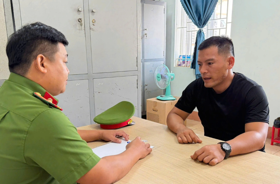 Đối tượng Thuận thừa nhận toàn bộ hành vi phạm tội (Ảnh: Dũng Nguyễn).