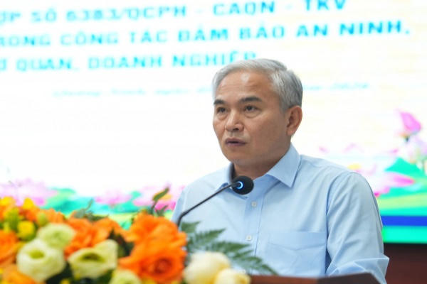 Ông Vũ Anh Tuấn, Tổng Giám đốc Tập đoàn Công nghiệp Than - Khoáng sản Việt Nam phát biểu.