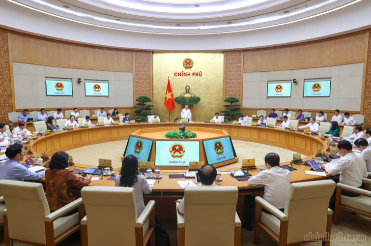  Phiên họp Chính phủ thường kỳ tháng 7. Ảnh: VGP