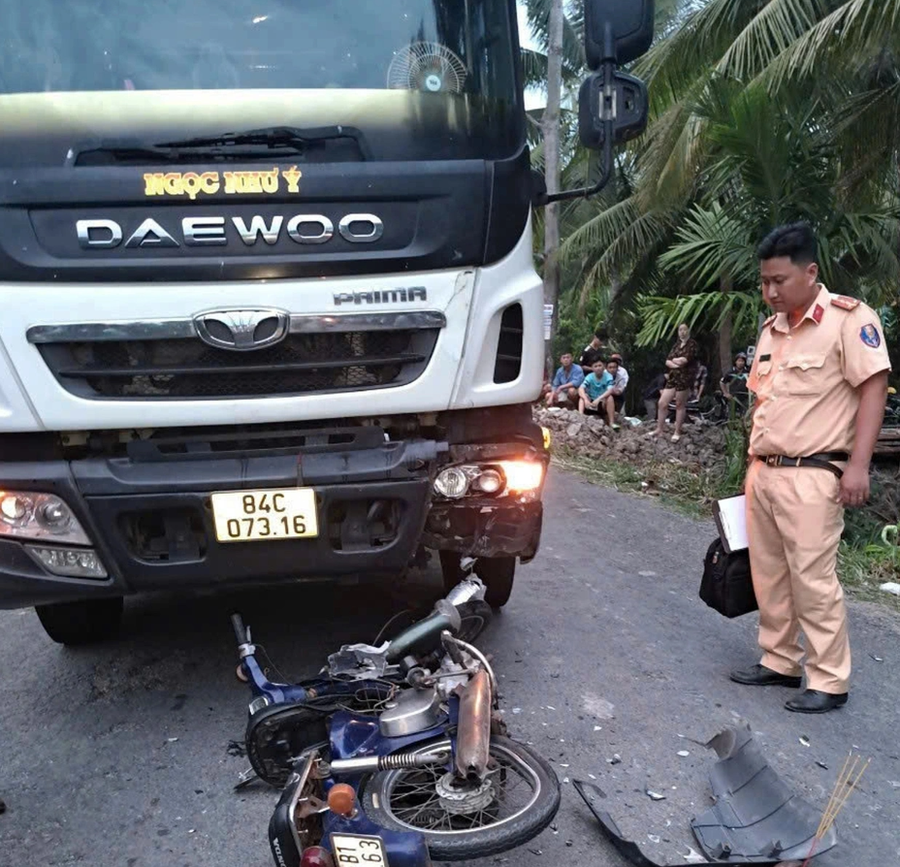 Hiện trường vụ TNGT 2 năm trước (Ảnh:CTV).