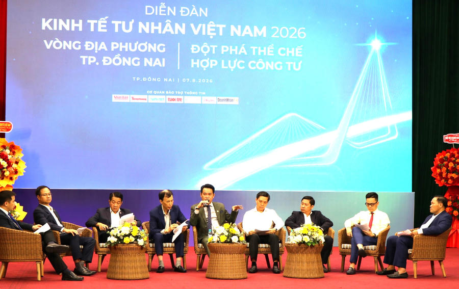 Toàn cảnh Phiên đối thoại địa phương thuộc Diễn đàn Kinh tế tư nhân Việt Nam 2026 tại Đồng Nai. Ảnh: Trung Anh. Toàn cảnh Phiên đối thoại địa phương thuộc Diễn đàn Kinh tế tư nhân Việt Nam 2026 tại Đồng Nai. Ảnh: Trung Anh.