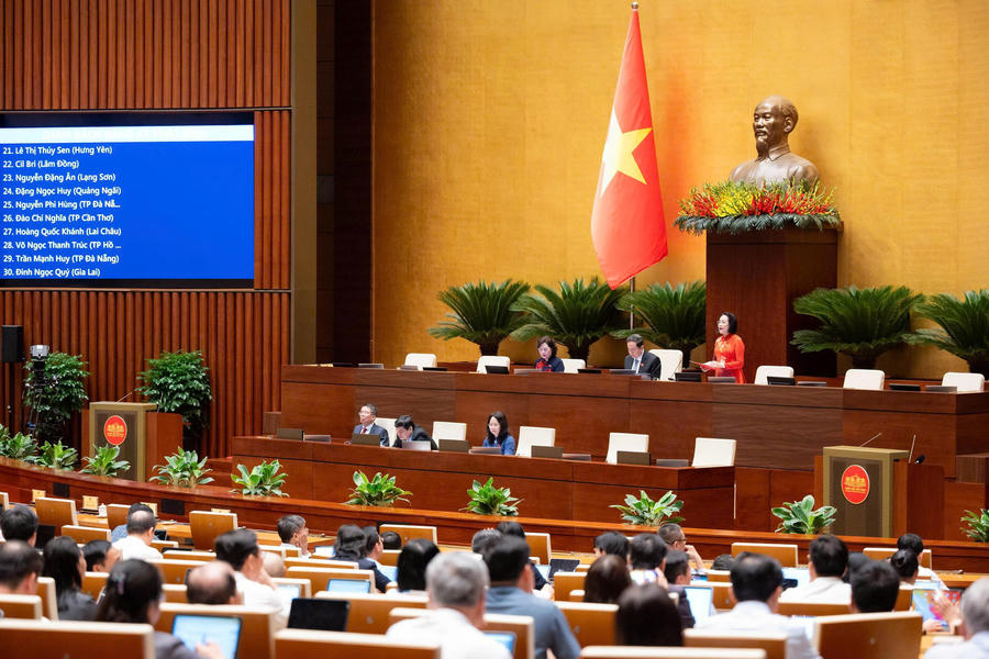 Quang cảnh Hội trường. Ảnh: quochoi.vn