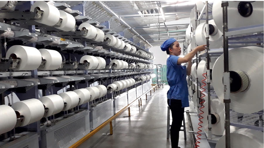 Dệt may tăng tốc nhờ nhóm sản phẩm thượng nguồn. Ảnh minh họa/nguồn InT