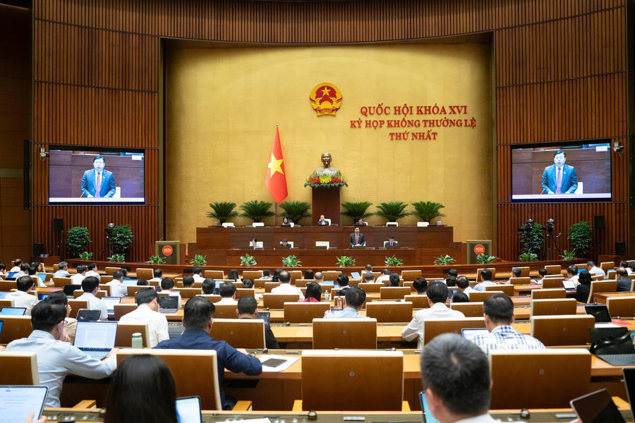 Quang cảnh phiên họp. Ảnh: quochoi.vn