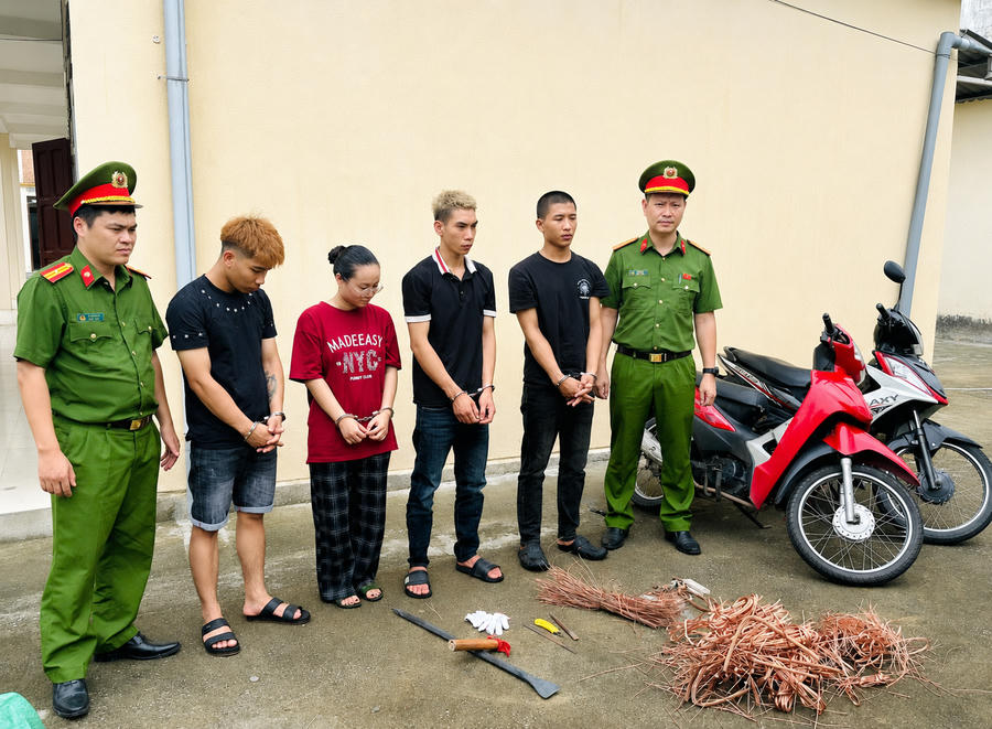 Cơ quan Cảnh sát điều tra đã thi hành Quyết định khởi tố vụ án, khởi tố bị can - Ảnh Công an Thanh Hóa.