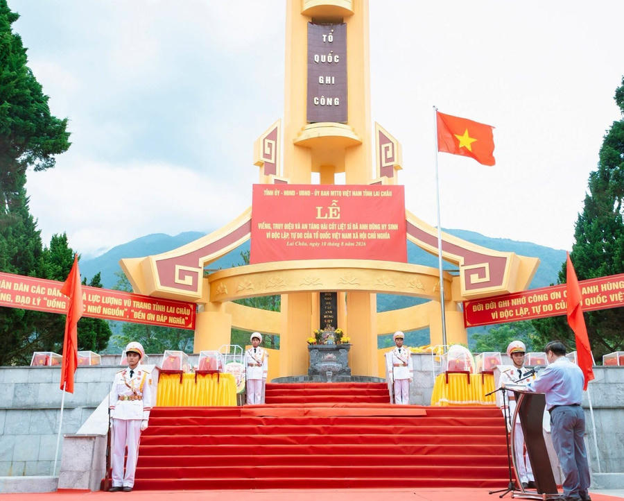 Các Anh hùng liệt sĩ sẽ được an táng tại Nghĩa trang Liệt sĩ Bình Lư, thôn Thanh Bình, xã Bình Lư, tỉnh Lai Châu
.