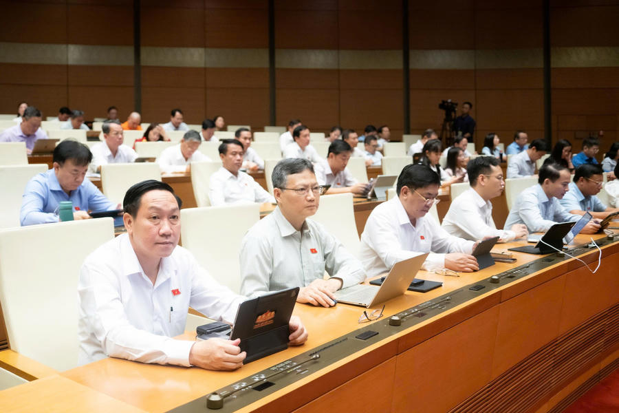 Các đại biểu tham dự Phiên họp. Ảnh: quochoi.vn