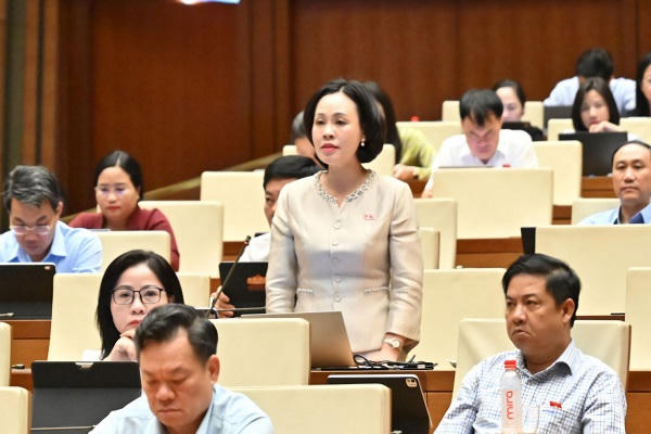 Đại biểu Trần Thị Hồng Thanh, Tỉnh ủy viên, Phó Trưởng Đoàn ĐBQH chuyên trách tỉnh Ninh Bình phát biểu, góp ý vào dự án Luật Phổ biến, giáo dục pháp luật (sửa đổi). Đại biểu Trần Thị Hồng Thanh, Tỉnh ủy viên, Phó Trưởng Đoàn ĐBQH chuyên trách tỉnh Ninh Bình phát biểu, góp ý vào dự án Luật Phổ biến, giáo dục pháp luật (sửa đổi).