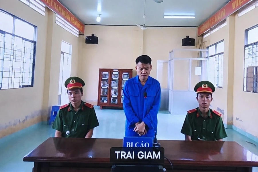 Bị cáo Trần Hoàng Tiến. Ảnh: Dân trí