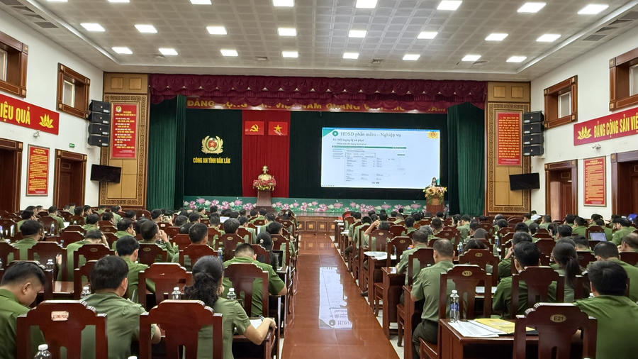 Quang cảnh buổi hội nghị. (Ảnh: BCA)