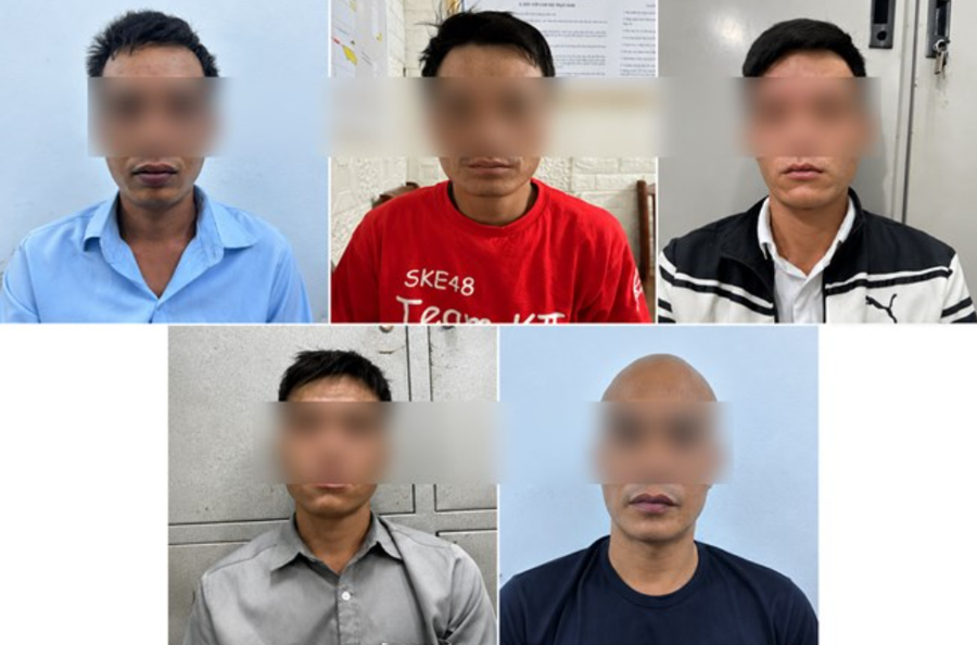 Các đối tượng liên quan đến vụ án ma túy. Ảnh: Công an Quảng Ninh