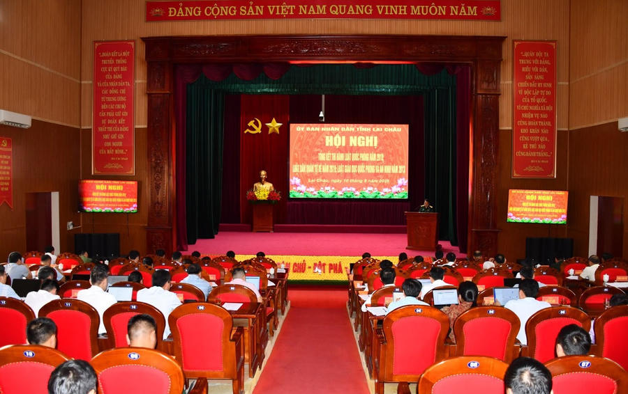 Toàn cảnh Hội nghị. (Ảnh: CTTĐT Lai Châu).