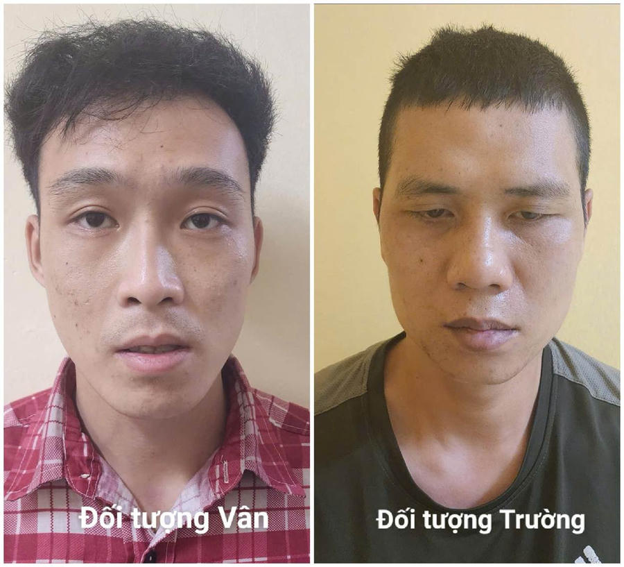 2 đối tượng bị bắt giữ. (Ảnh: CAHN)