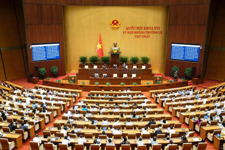 Toàn cảnh phiên họp. Ảnh: quochoi.vn