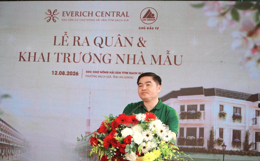 Ông Nguyễn Xuân Dũng, Chủ tịch Hội đồng quản trị CIC Group phát biểu.