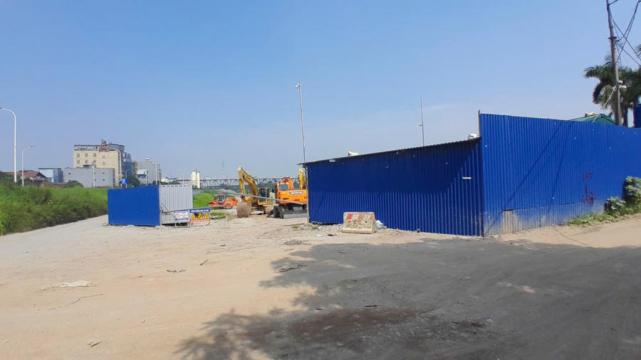 Được biết, diện tích giải phóng mặt bằng đến nay đạt khoảng 13/20ha.