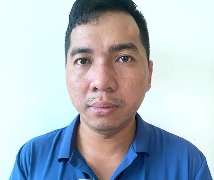 Đối tượng Trần Phúc Hùng - Ảnh Công an Quảng Trị.