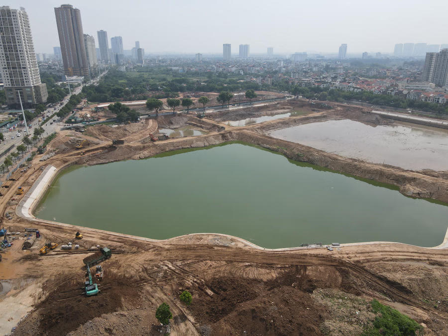 Dự án hồ điều hoà Mễ Trì (ghi nhận tháng 6/2026).