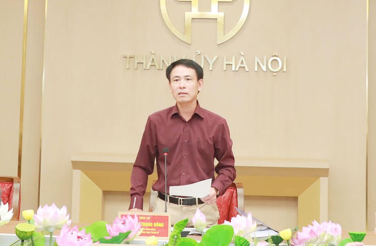 Phó Bí thư Thường trực Thành ủy Nguyễn Trọng Đông.