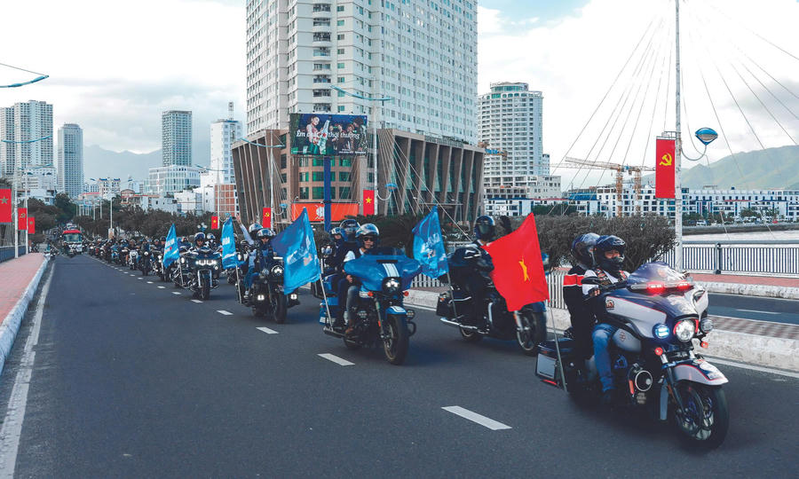 Một kỳ Vietnam H.O.G. Rally thu hút đông đảo biker trong nước và quốc tế tham dự. Ảnh: H.O.G. Saigon Chapter.