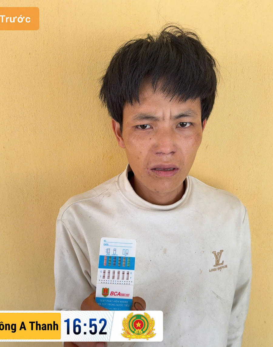 Đối tượng Sồng A Thanh. (Ảnh: Công an tỉnh Lào Cai).