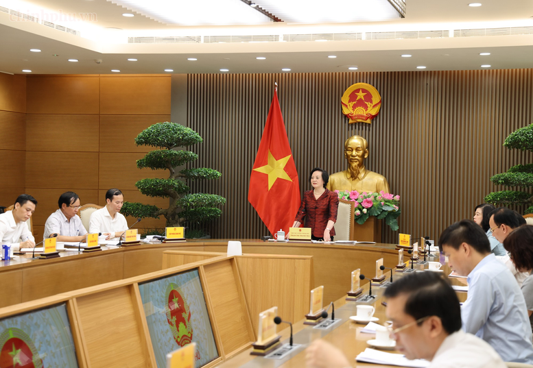 Phó Thủ tướng Phạm Thị Thanh Trà nhấn mạnh yêu cầu nâng cao nhận thức và trách nhiệm về công tác người cao tuổi trong tình hình mới - Ảnh: chinhphu.vn/Thu Giang