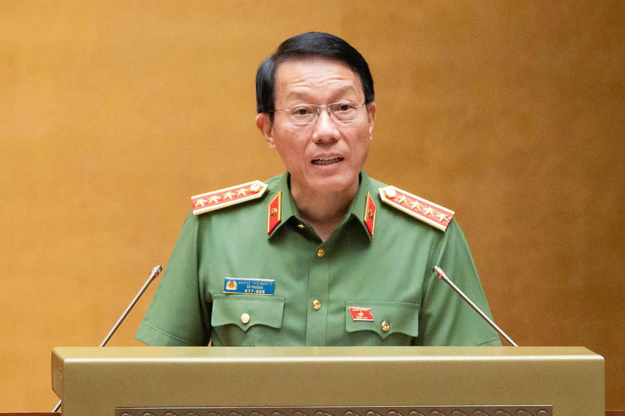 Đại tướng Lương Tam Quang, Bộ trưởng Bộ Công an.