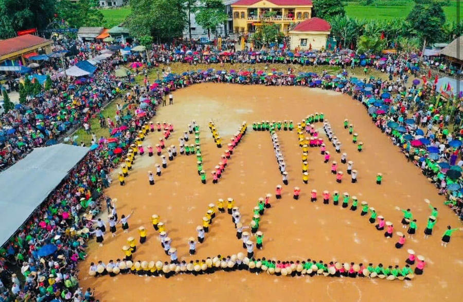 Không khí lễ hội. (Ảnh do địa phương cung cấp từ các lễ hội trước dùng để minh họa)