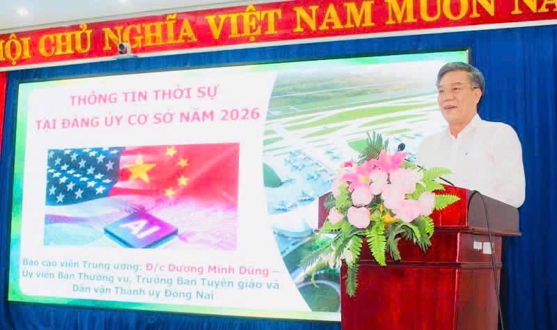 Ông Dương Minh Dũng, Ủy viên Ban Thường vụ Thành ủy, Trưởng ban Tuyên giáo và Dân vận Thành ủy Đồng Nai.