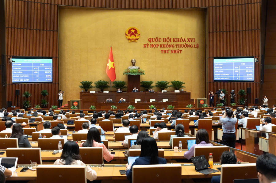 Quốc hội biểu quyết thông qua Luật Phổ biến, giáo dục pháp luật (sửa đổi)