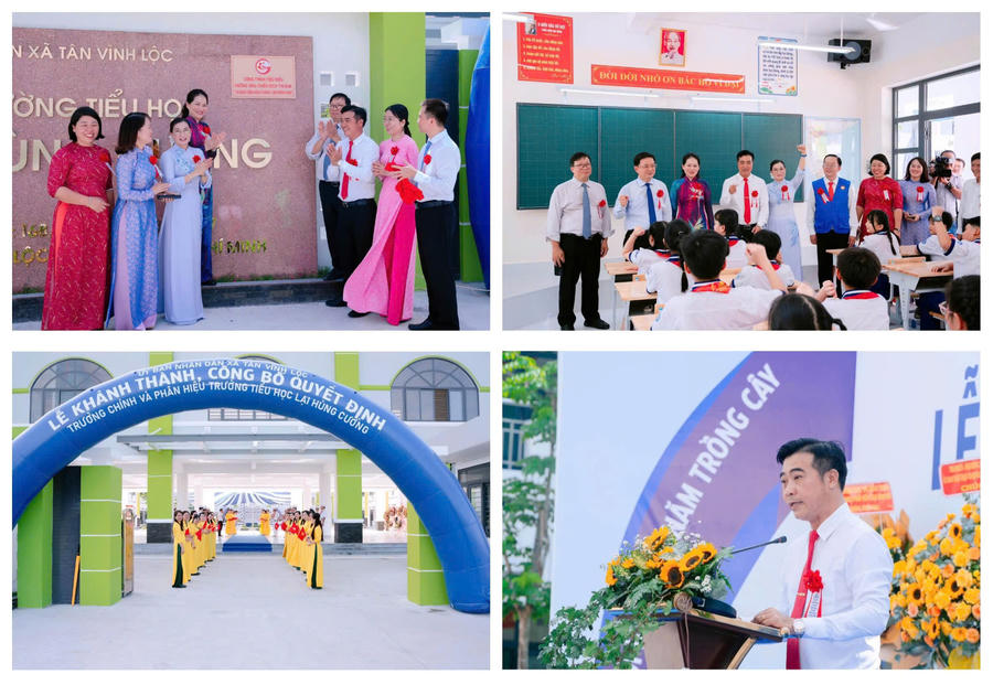 Việc đưa công trình vào sử dụng ngay trước thềm năm học mới có ý nghĩa thiết thực đối với địa phương.