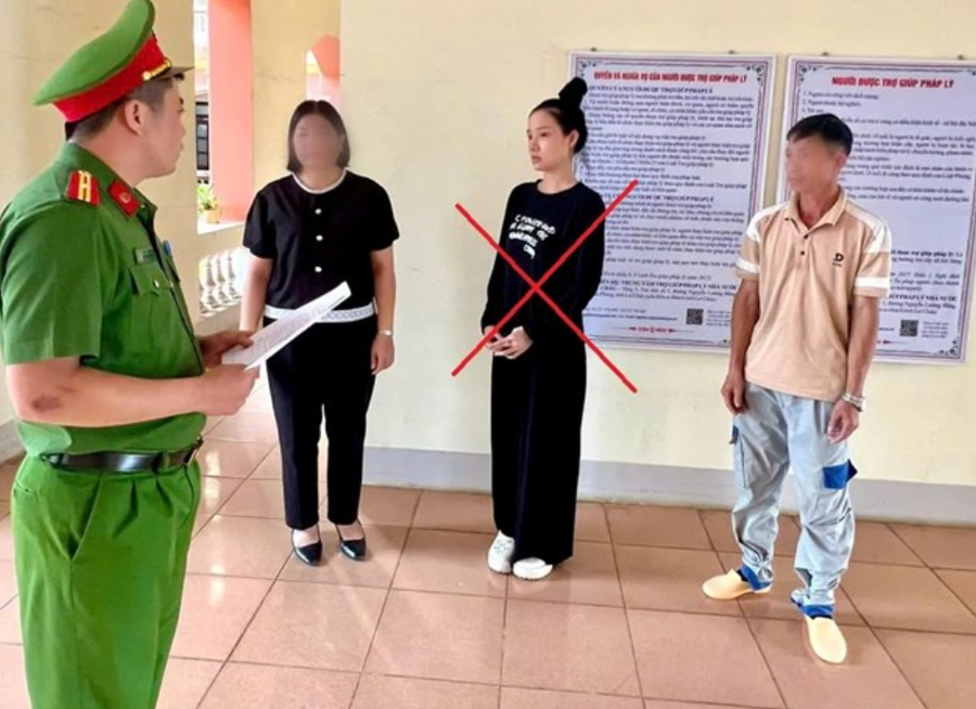 Dương Phương Thảo bị bắt về hành vi lừa đảo chiếm đoạt tài sản. Ảnh: Công an Lai Châu