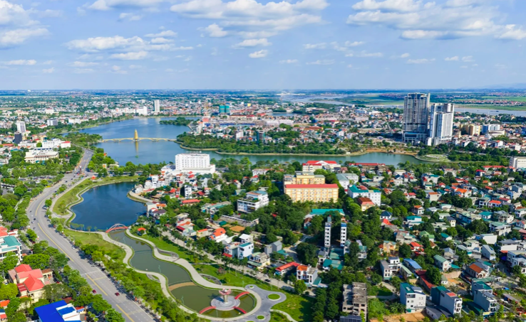 Một góc phường Việt Trì, tỉnh Phú Thọ nhìn từ trên cao. Một góc phường Việt Trì, tỉnh Phú Thọ nhìn từ trên cao.