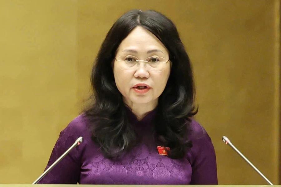 Bộ trưởng Văn hóa, Thể thao và Du lịch Lâm Thị Phương Thanh (Ảnh: Quang Phúc).