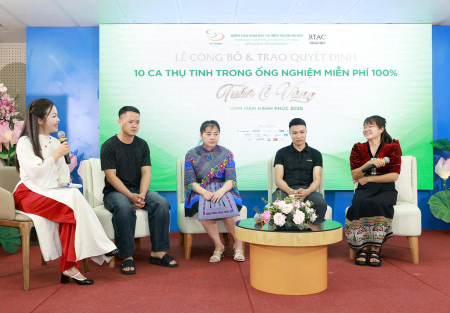 Hai gia đình nhận gói hỗ trợ miễn phí 100% chi phí IVF xúc động chia sẻ về hành trình tìm con