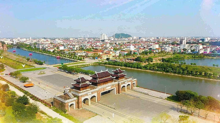 Một góc thành phố Hoa Lư.
