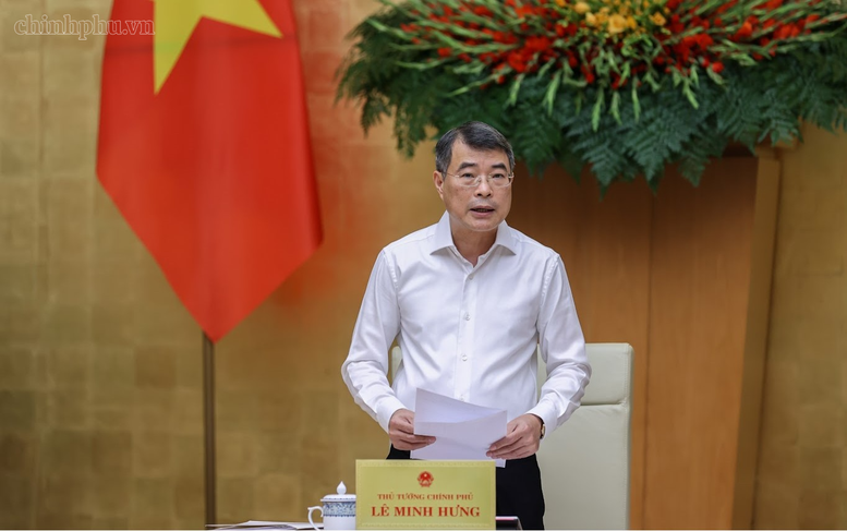 Thủ tướng Chính phủ Lê Minh Hưng kết luận Phiên họp Chính phủ chuyên đề xây dựng pháp luật tháng 8/2026. Ảnh baochinhphu.vn
