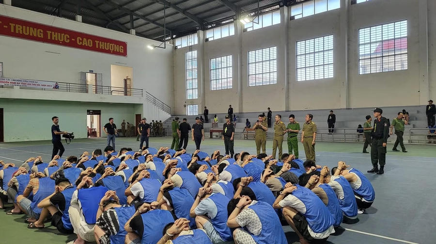 Đường dây có hơn 155 người Việt Nam tham gia - Ảnh Công an Hà Tĩnh.