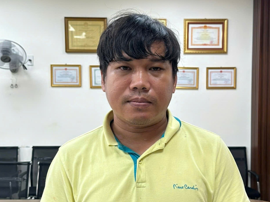 Đối tượng Nguyễn Văn Tịnh. Ảnh: Công an Hải Phòng